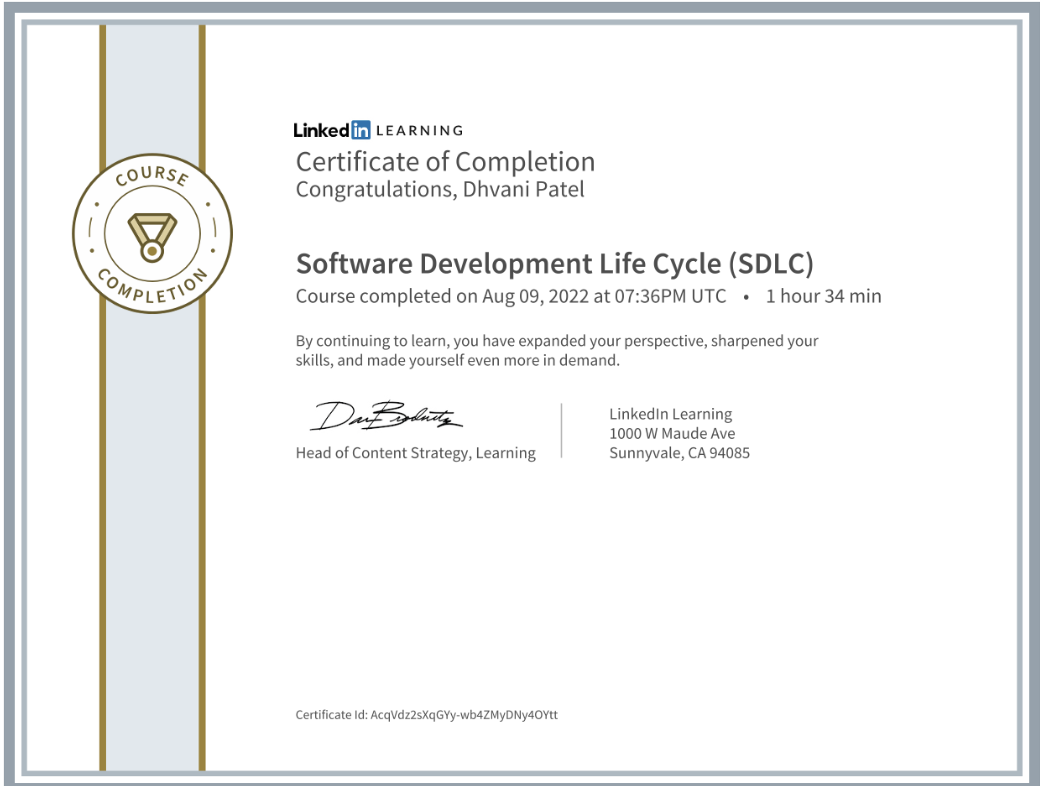 Software Development Life Cycle (SDLC)